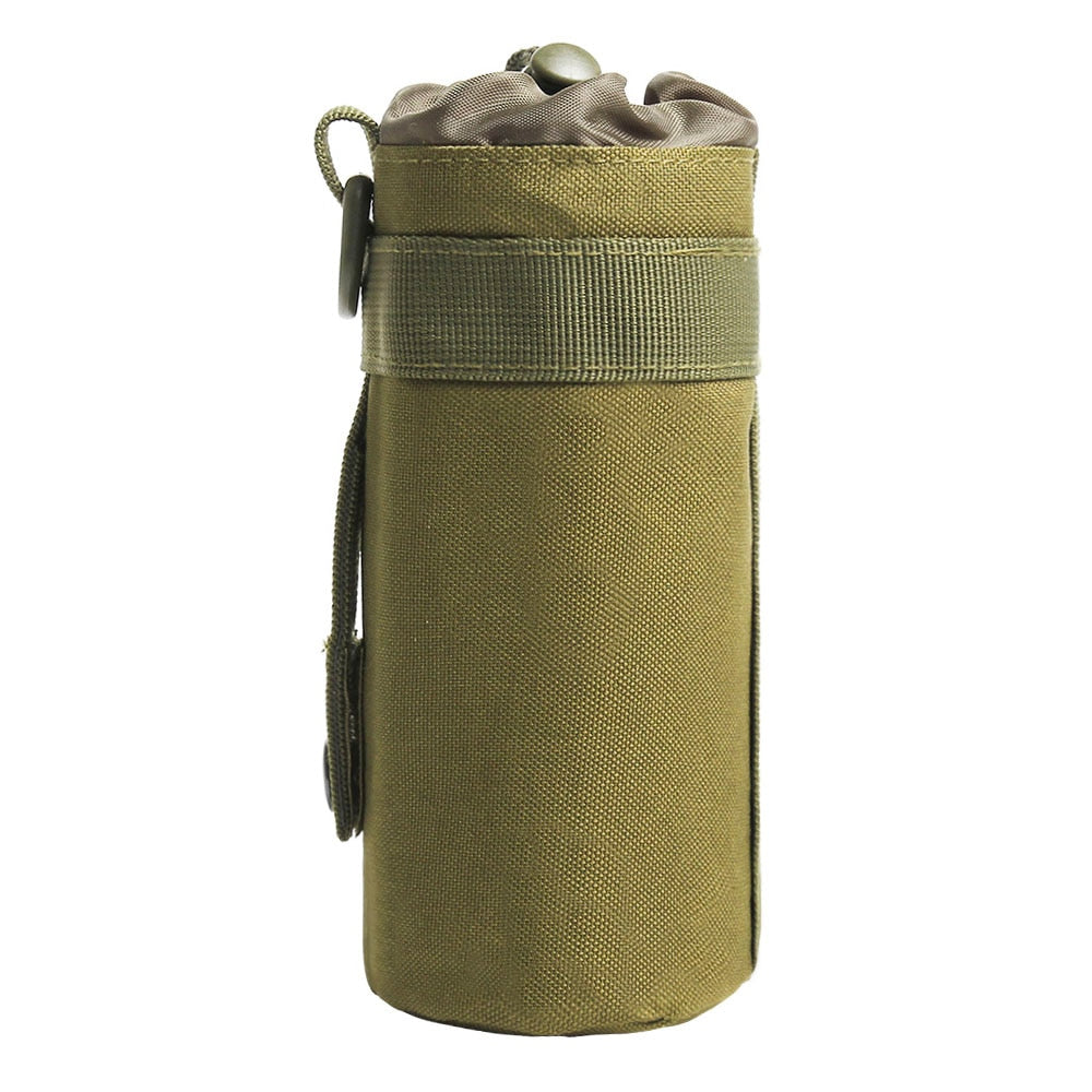 Tactical Molle Water Bottle Pouch Portable Kettle Pocket Utility Pouch Outdoor Hunting