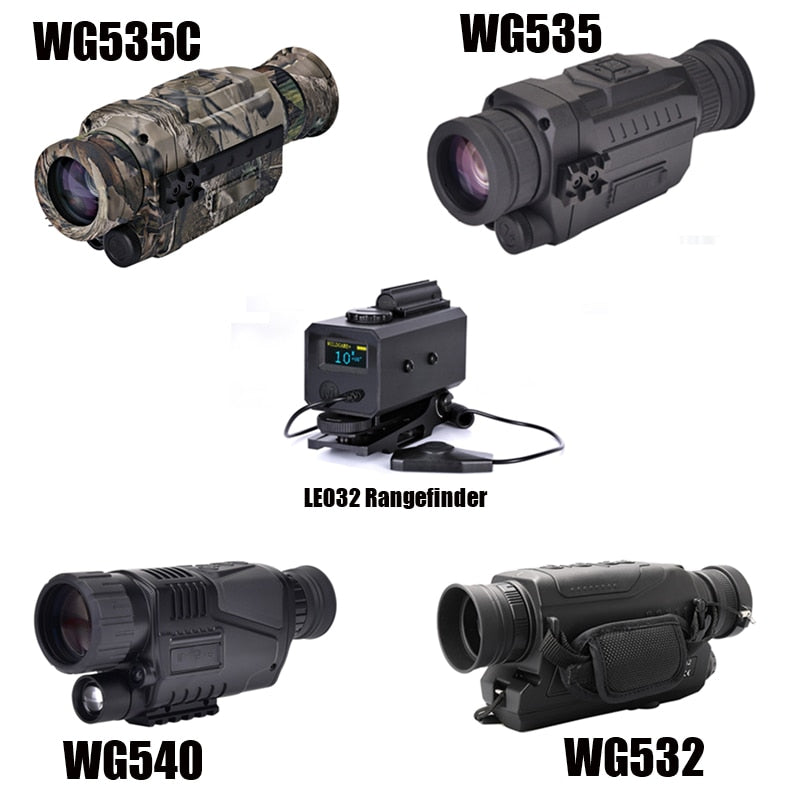 WG540 Infrared Digital Night Vision Monoculars with 8G TF card full dark