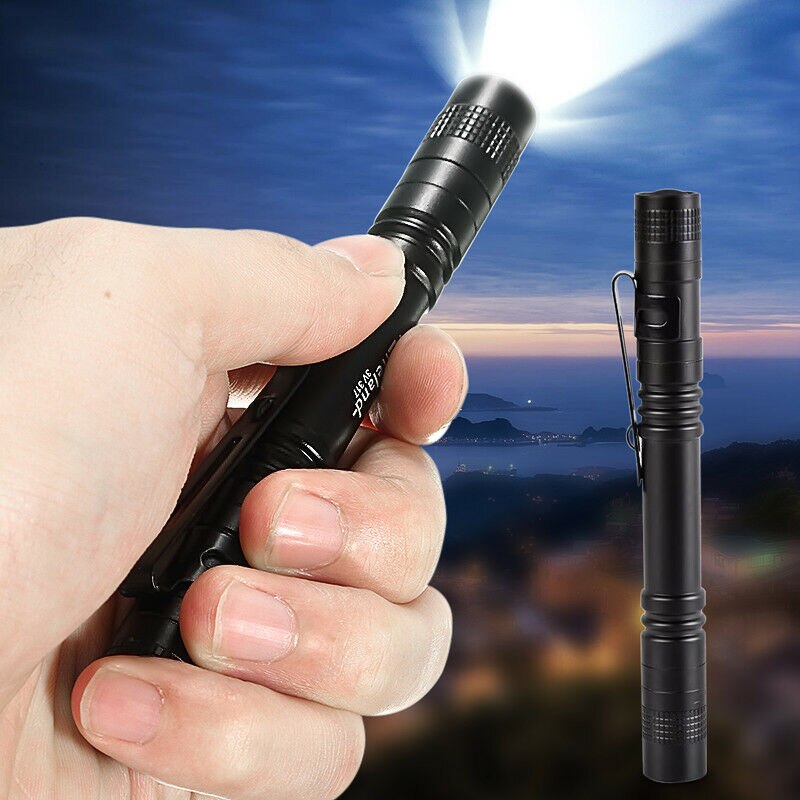 Mini LED Flashlight 50000LM Ultra Bright Lamp Handy Penlight Torch Pocket Portable Flashlight Lantern