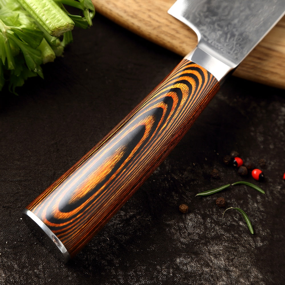 XITUO 1-4pcs kitchen knives set Japanese Damascus steel kitchen knife VG10 chef boning