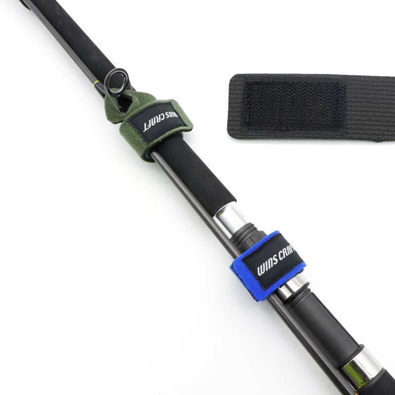 2PCS Magic Fishing Rod Tie Tool Cable Rod Strap Suspenders Accessories Rod Belt