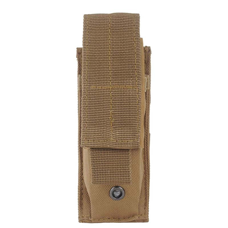 Tactical Molle Pouch Outdoor Military Flashlight Pouch Single Pistol Magazine Torch