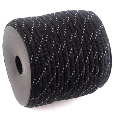 YoouPara Reflective Paracord 100Feet Spools 7 Strand Parachute for Outdoor Campling