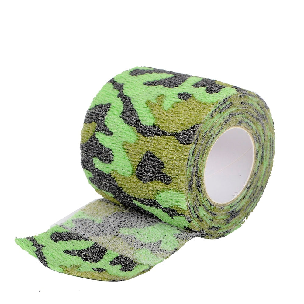 Tactical Camo Tape 5cm*4.5M Self-Adhesive Camouflage Tape Outdoor Hunting Shooting