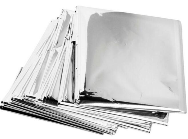 Rayseeda Folding Emergency Blanket 210cm*130cm Silver/Gold Emergency Survival Rescue