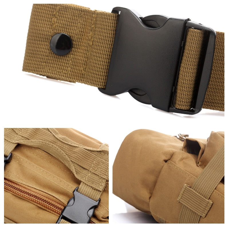 Outdoor Military Tactical Waist Bag Waterproof Nylon Camping Hiking Backpack Pouch Hand Bag