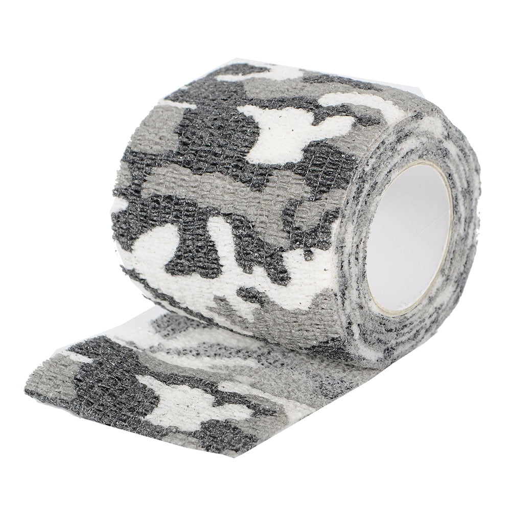 Tactical Camo Tape 5cm*4.5M Self-Adhesive Camouflage Tape Outdoor Hunting Shooting