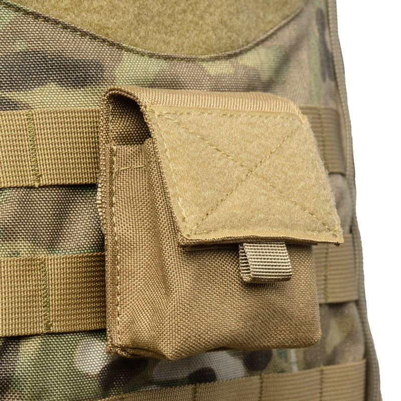 Military Molle EDC Pouch Waist Bag Tactical Single Cigarette Pouch Knife Flashlight Sheath Airsoft