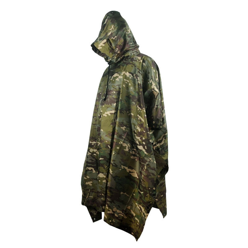 VILEAD Polyester Impermeable Outdoor Raincoat Waterproof Women Men Rain Coat Poncho