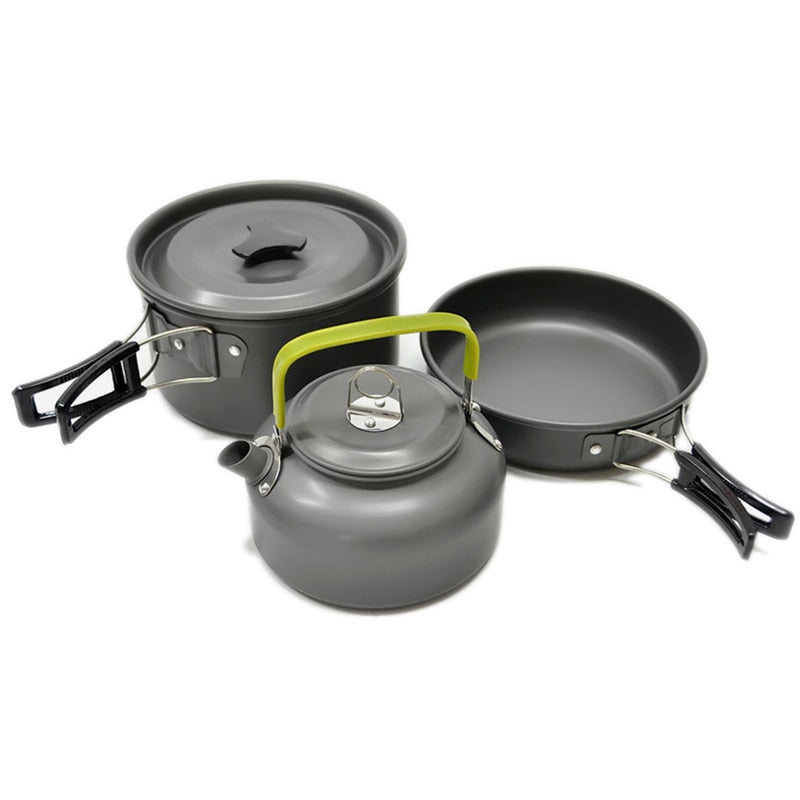 Ultra-light Aluminum Alloy Camping Cookware Utensils Outdoor Cooking Teapot Picnic