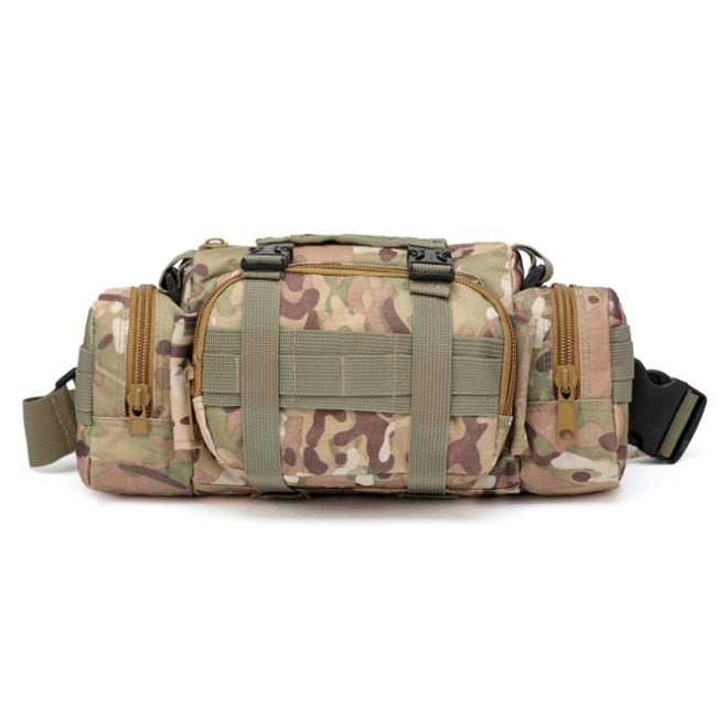 Outdoor Military Tactical Waist Bag Waterproof Nylon Camping Hiking Backpack Pouch Hand Bag