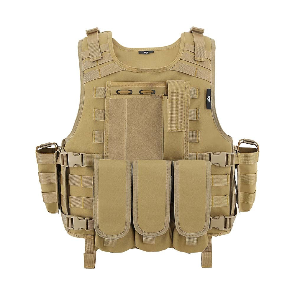 MGFLASHFORCE Airsoft Tactical Vest Plate Carrier Swat Paintball Vest Military Army Armor Police Vest