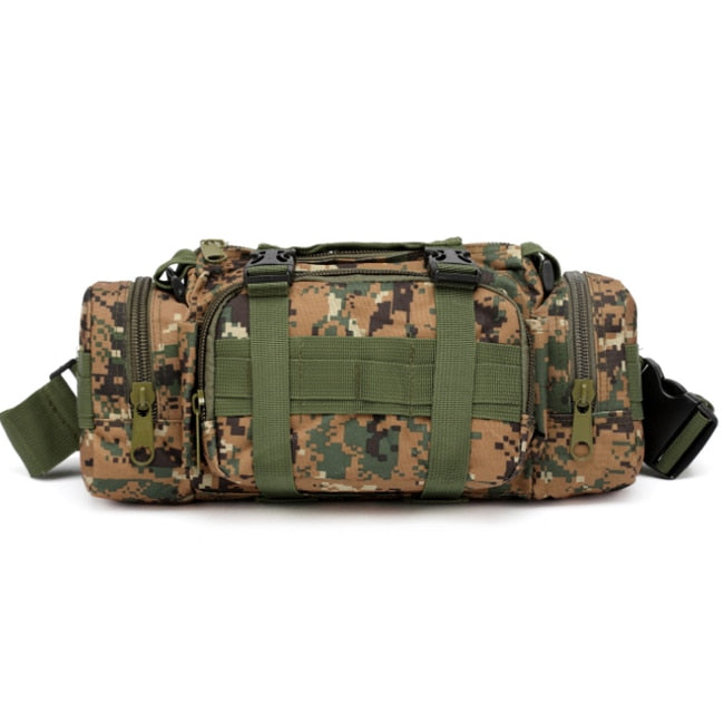 Outdoor Military Tactical Waist Bag Waterproof Nylon Camping Hiking Backpack Pouch Hand Bag