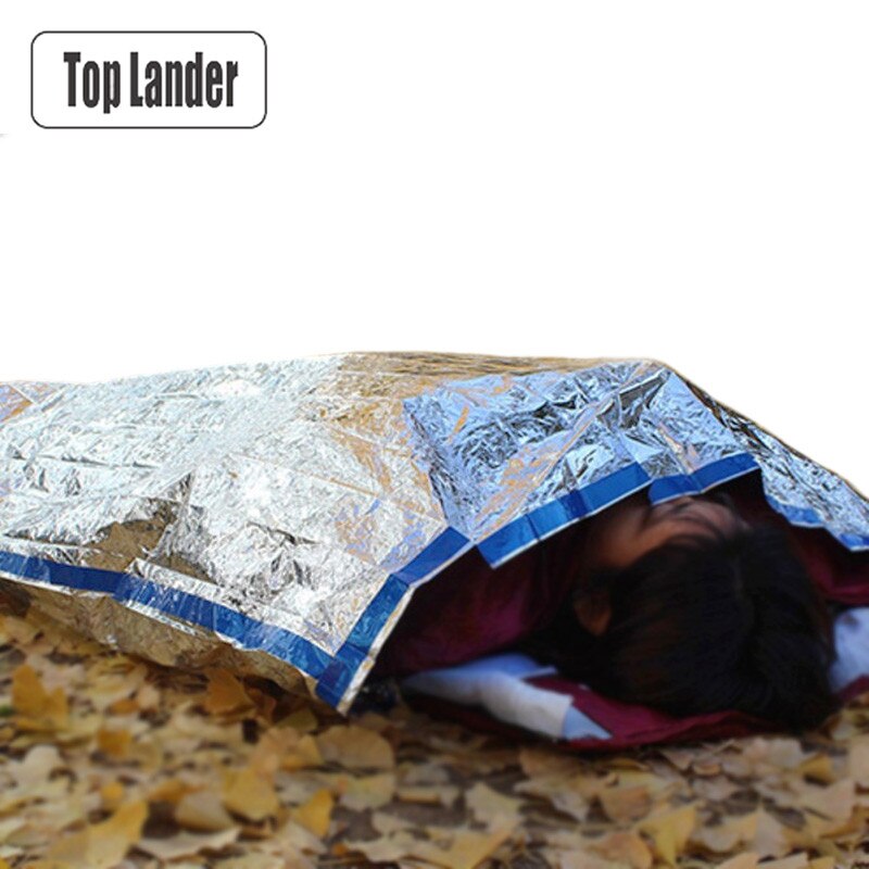 Outdoors Survival Emergency Sleeping Bag Military Army Portable Rescue Thermal Foil Ultra