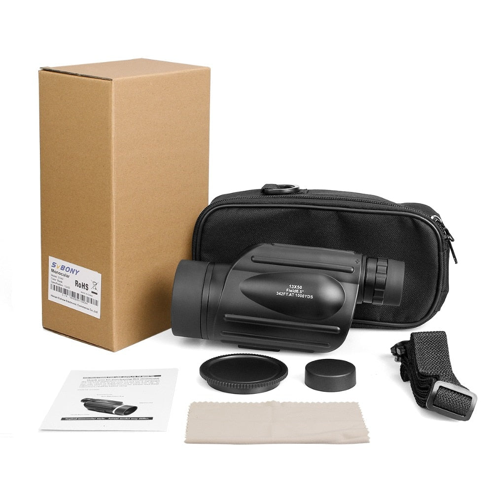 Svbony Telescope SV49 13x50 Monocular Powerful,Professional Monoculars,Waterproof 2023