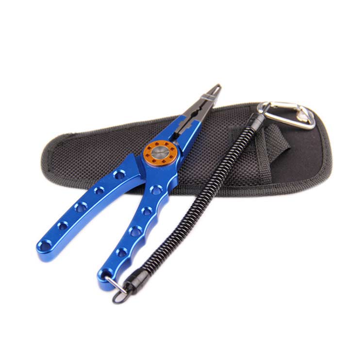 Fishing Pliers Aluminum Alloy scissors Hook Remover Tools Line Cutter Multifunctional Knot