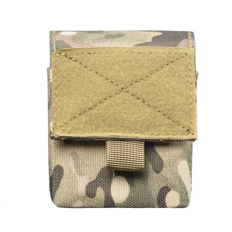 Military Molle EDC Pouch Waist Bag Tactical Single Cigarette Pouch Knife Flashlight Sheath Airsoft