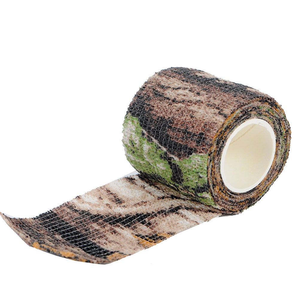 Tactical Camo Tape 5cm*4.5M Self-Adhesive Camouflage Tape Outdoor Hunting Shooting