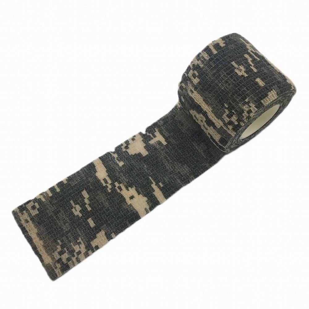 Tactical Camo Tape 5cm*4.5M Self-Adhesive Camouflage Tape Outdoor Hunting Shooting