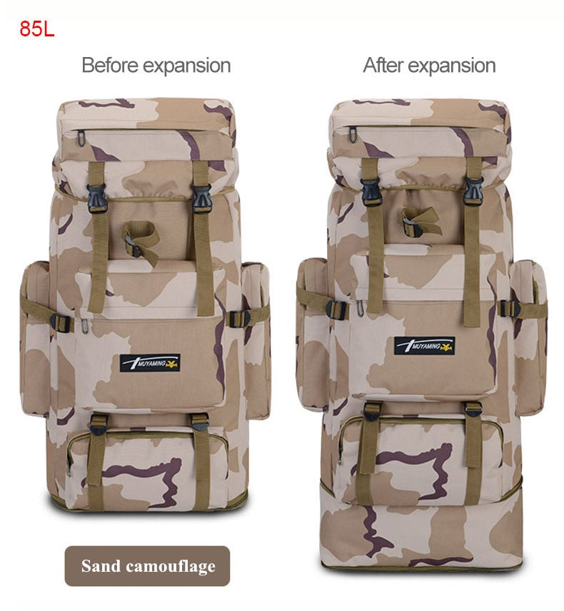 Backpack Nylon Waterproof Military Camouflage Molle Army Men Rucksack Travel