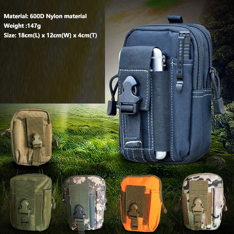 TAK YIYING Tactical Molle Pouch Belt Waist Bag Military Fanny Pack Outdoor Pouche Bags