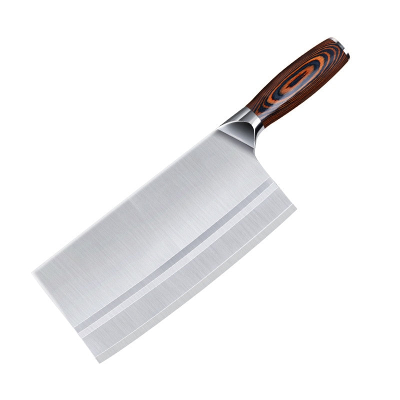 Stainless Steel  Kitchen Knives  Meat Cleaver 8inch Chinese Knife Butcher Knife Chopper