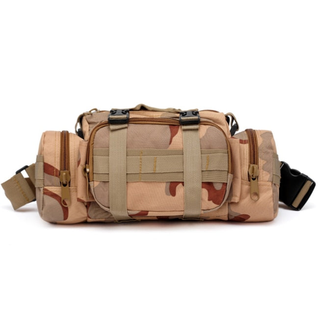 Outdoor Military Tactical Waist Bag Waterproof Nylon Camping Hiking Backpack Pouch Hand Bag