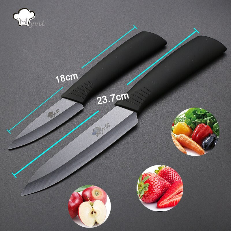 Kitchen Ceramic Knives 3" Paring 5" Slicing Ceramic Blade Kitchen Knives Cooking tools