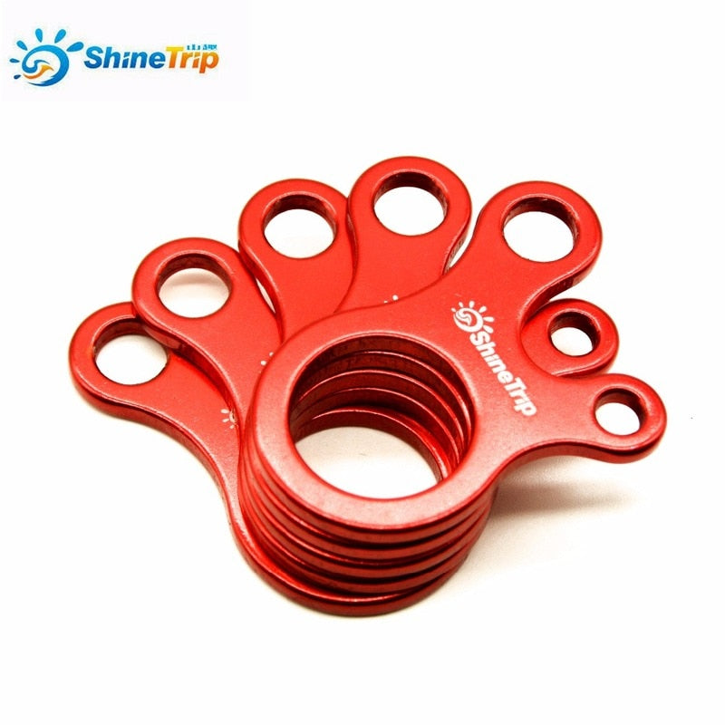 Camping 5pcs 3 Hole Type Aluminium Alloy Rope Tensioner Tent windproof Rope Buckle