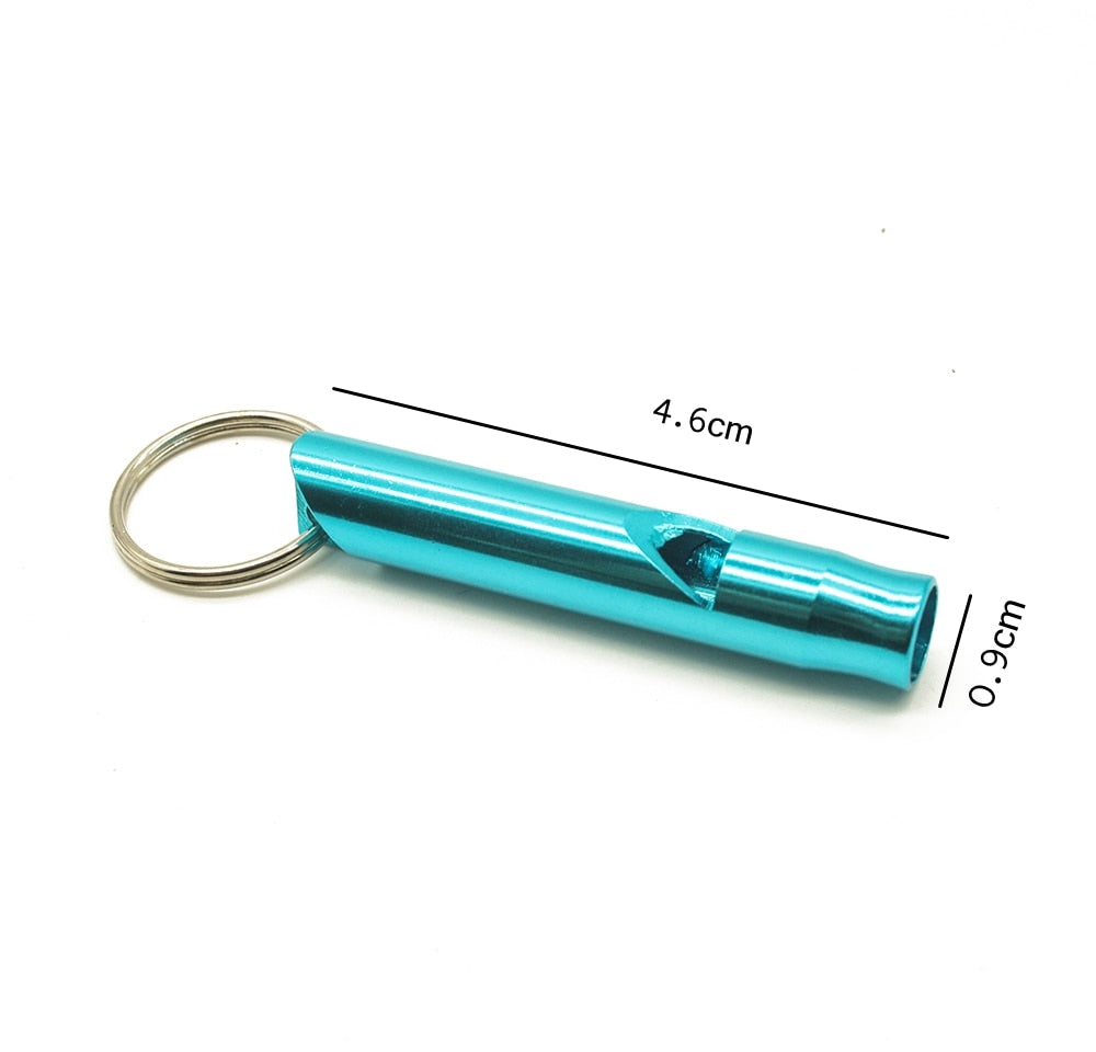 Outdoor Metal Multifunction Whistle Pendant With Keychain Keyring For Outdoor Survival