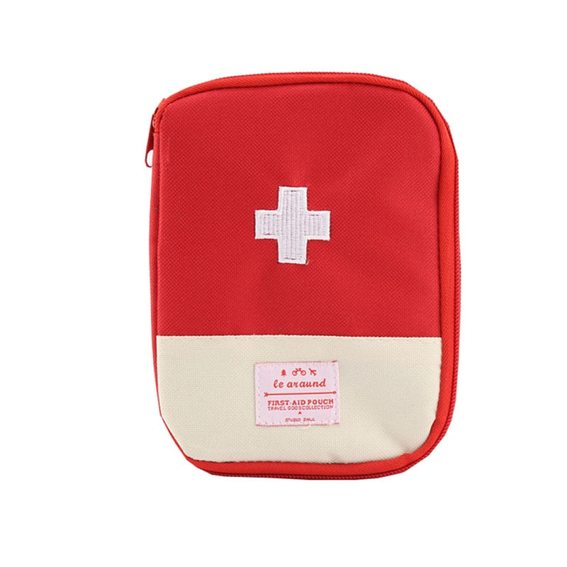 Portable Organizer Mini Travel Bag First Aid Emergency Medical Kit Survival Bag Wrap Gear