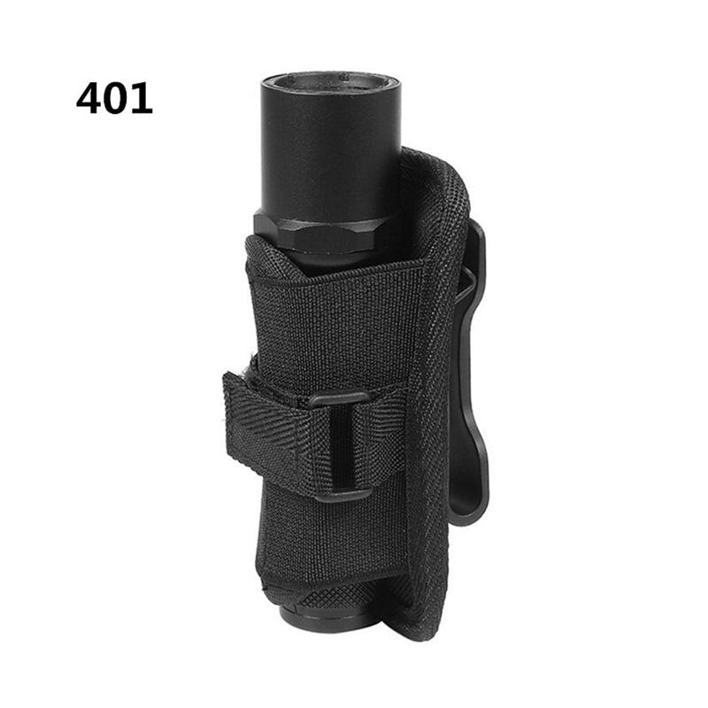 1 Pc Tactical 360 Degrees Rotatable Flashlight Pouch Bag Holster Torch Case for Belt Torch