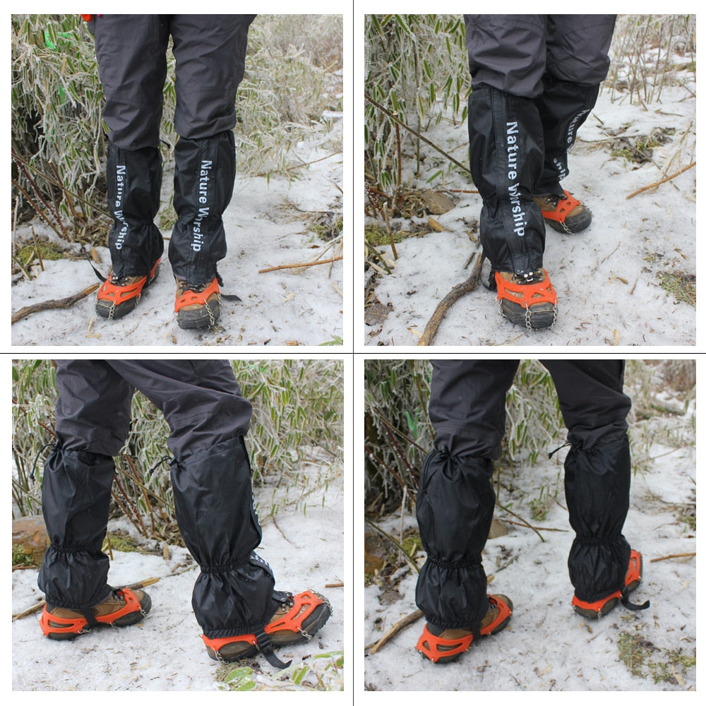 NEW 1 Pair Outdoor Hiking Walking Climbing Hunting Snow Legging Gaiters ski gaiters