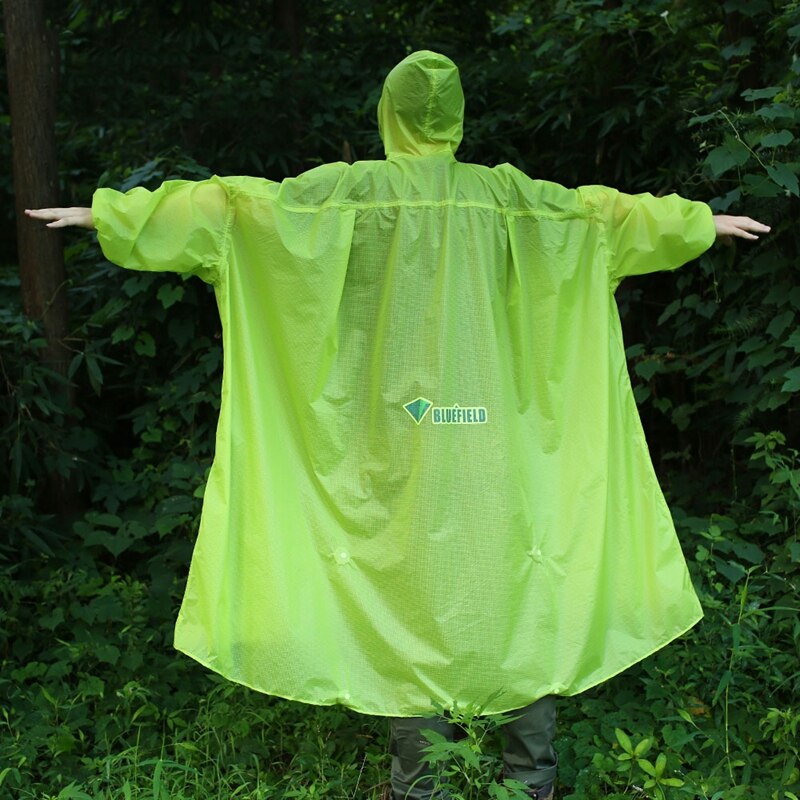 Lightweight 15D Silicone Raincoat Multi Functional Poncho Rain Waterproof Cover For Travel