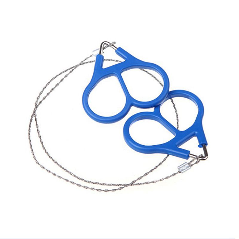 Ring Steel Wire Saw Scroll Plastic Emergency Hand Chain saw Chain Rope Saw Hunting 1Pcs