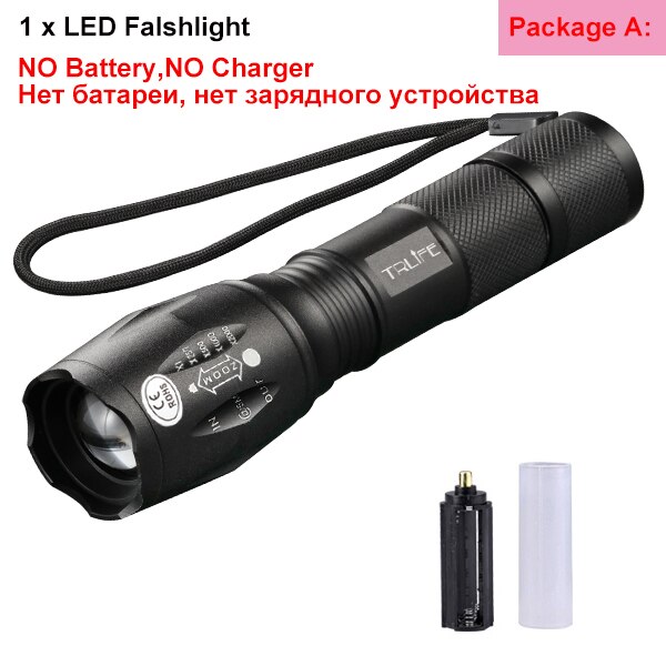 A New Generation XHP270 LED Flashlight Powerful USB Torch Self-Defense T6 Tactical Mini