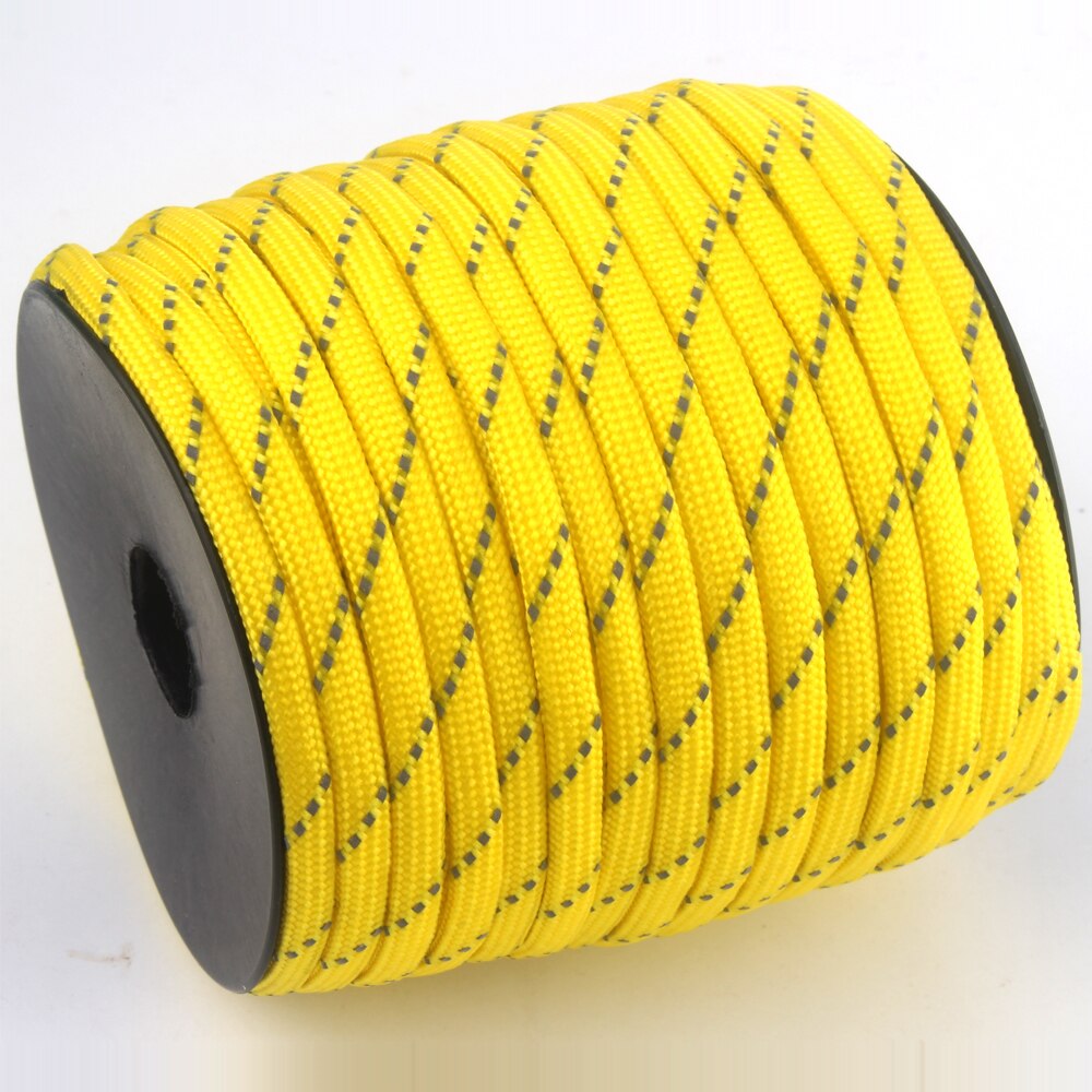 YoouPara Reflective Paracord 100Feet Spools 7 Strand Parachute for Outdoor Campling