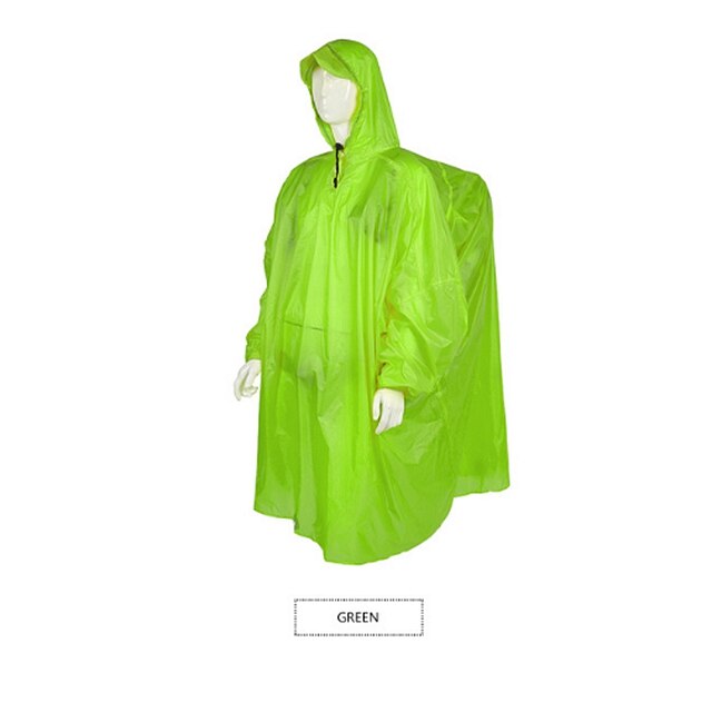 Lightweight 15D Silicone Raincoat Multi Functional Poncho Rain Waterproof Cover For Travel