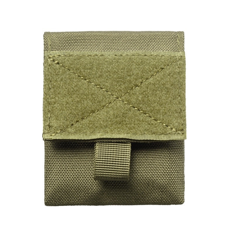 Military Molle EDC Pouch Waist Bag Tactical Single Cigarette Pouch Knife Flashlight Sheath Airsoft