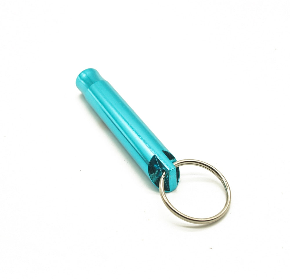 Outdoor Metal Multifunction Whistle Pendant With Keychain Keyring For Outdoor Survival