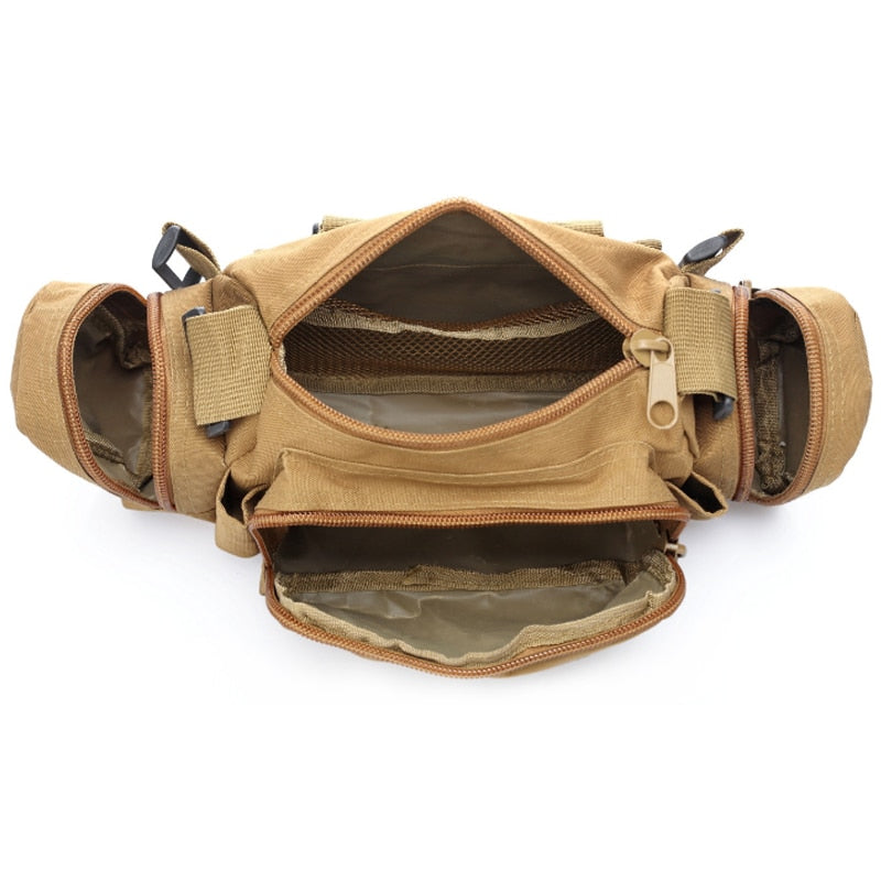 Outdoor Military Tactical Waist Bag Waterproof Nylon Camping Hiking Backpack Pouch Hand Bag