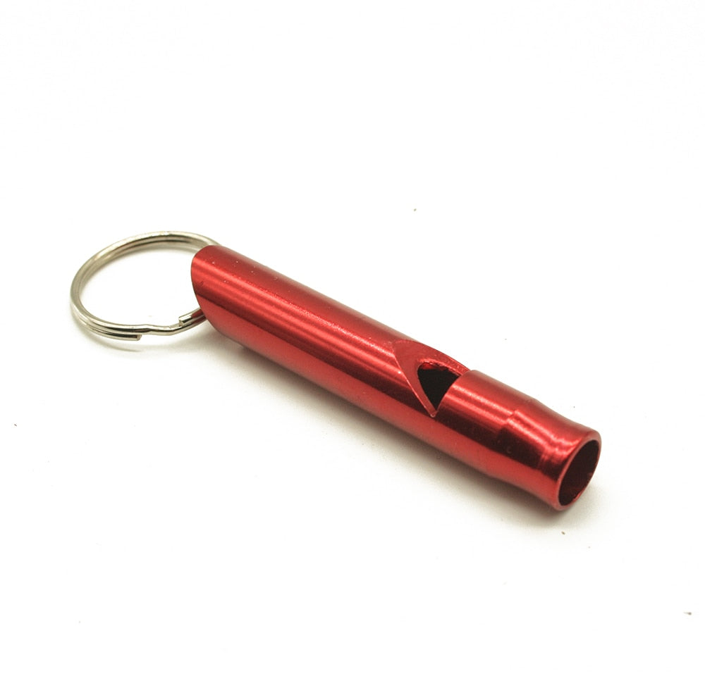 Outdoor Metal Multifunction Whistle Pendant With Keychain Keyring For Outdoor Survival