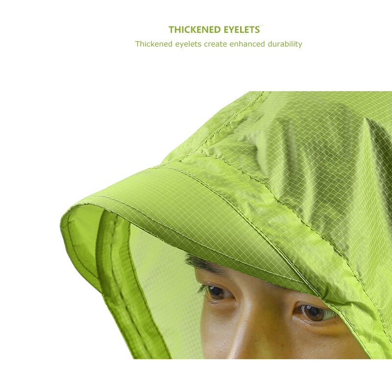 Lightweight 15D Silicone Raincoat Multi Functional Poncho Rain Waterproof Cover For Travel