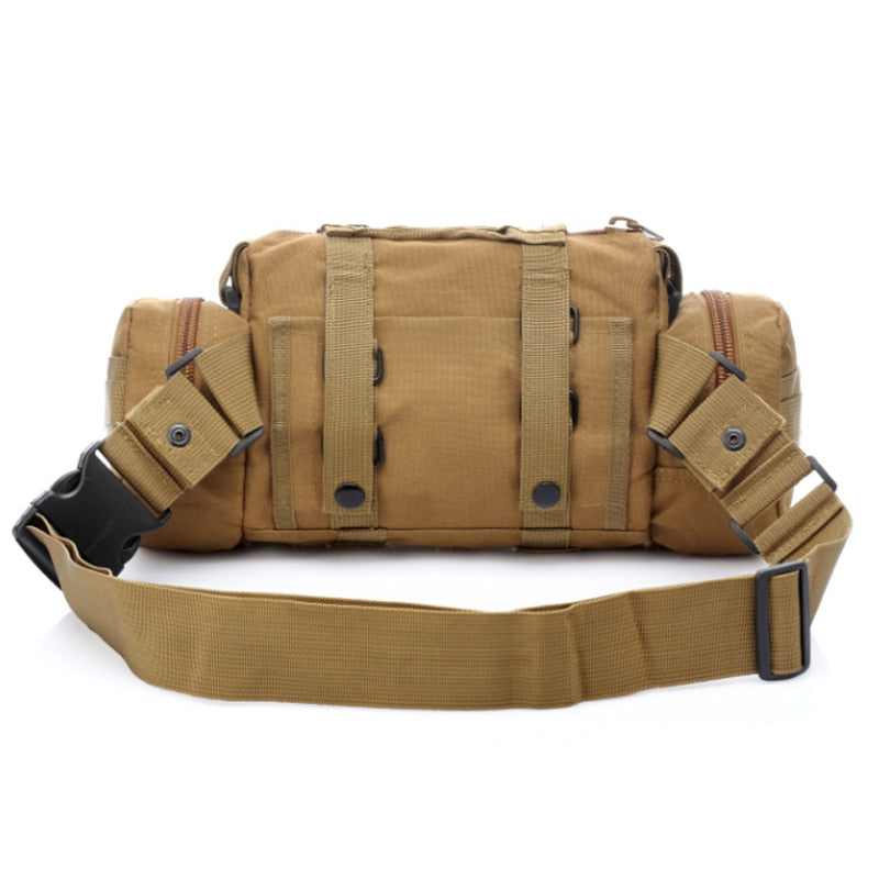 Outdoor Military Tactical Waist Bag Waterproof Nylon Camping Hiking Backpack Pouch Hand Bag