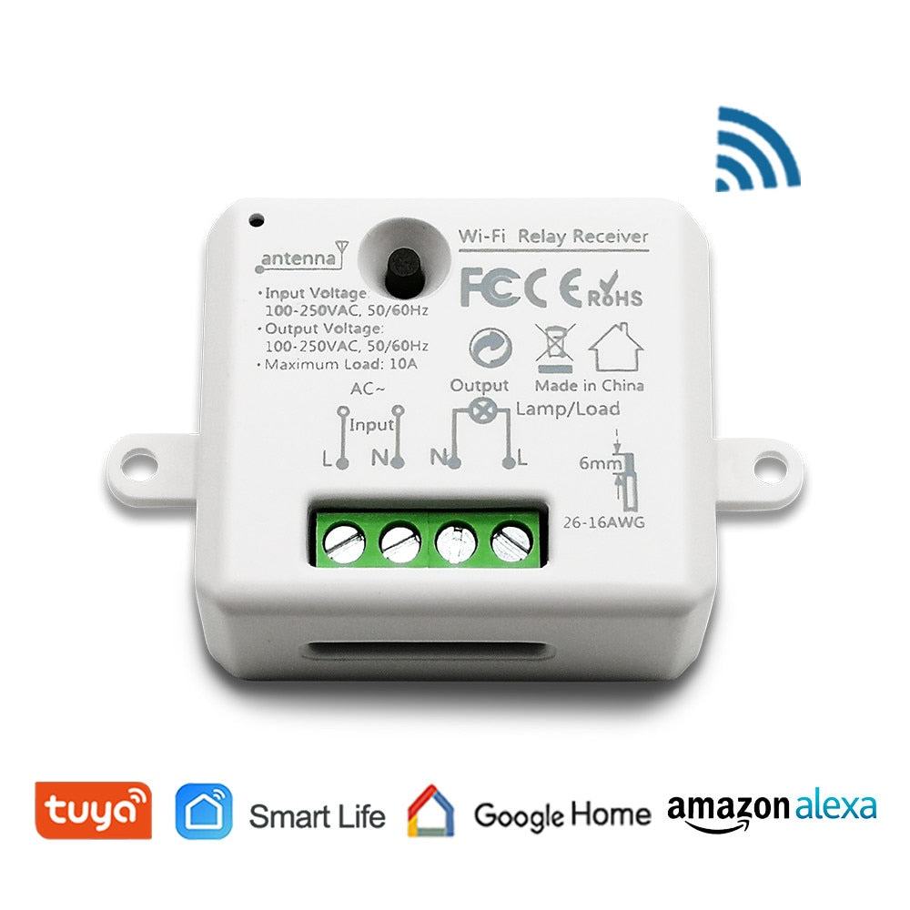 Tuya Smart Life WiFi Socket Tiny Module DIY Smart Home Automation Google Home Echo