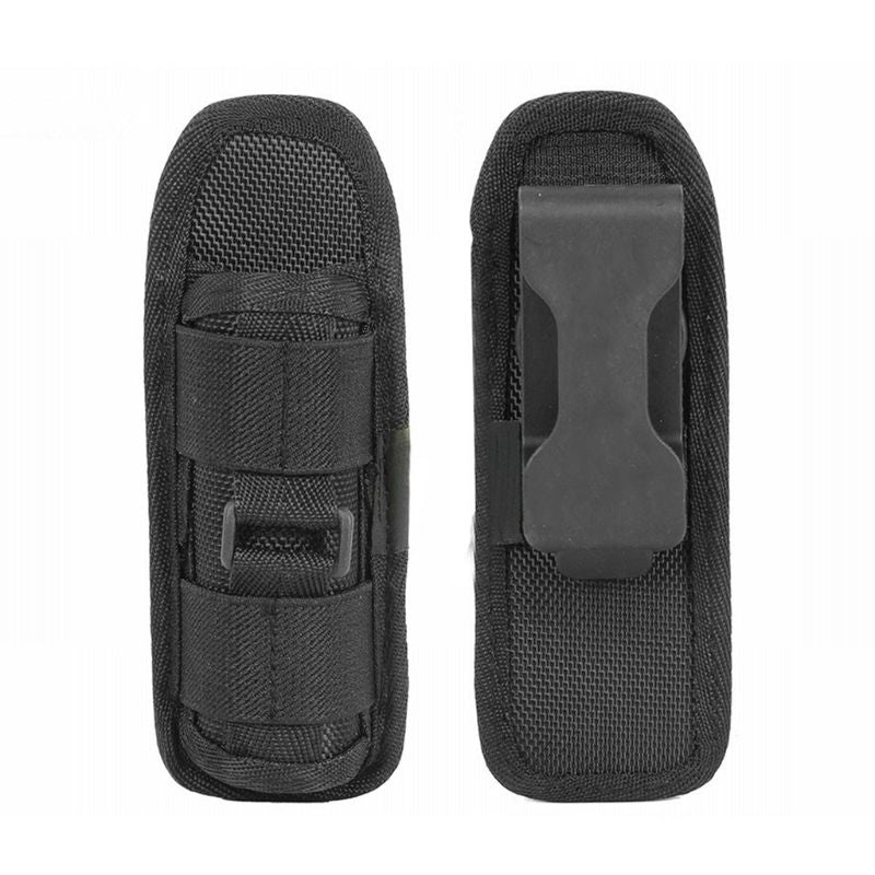 1 Pc Tactical 360 Degrees Rotatable Flashlight Pouch Bag Holster Torch Case for Belt Torch