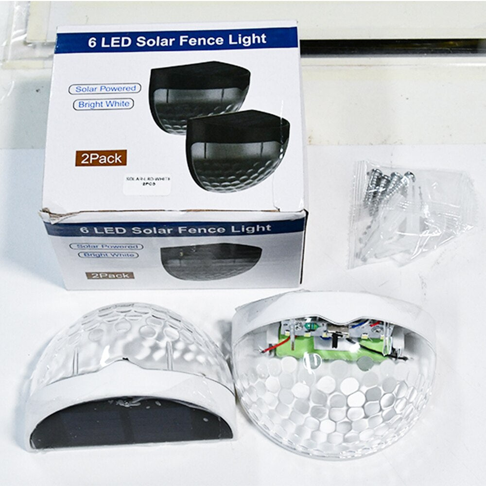 LED Solar Light Outdoor Lamp  Wall Light Waterproof Powered Sunlight for Garden Decoration