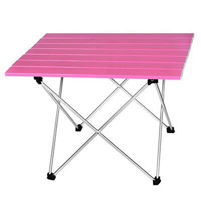 Aluminum Alloy Portable Table Outdoor Furniture Foldable Folding Camping Hiking Desk