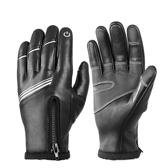 WEST BIKING Cycling Gloves Winter Fleece Thermal MTB Bike Gloves Touch Screen Outdoor