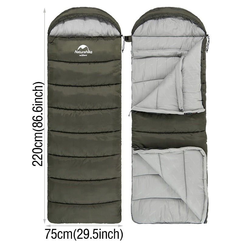 Ultralight Waterproof Sleeping Bag Cotton Quilt Portable Envelope